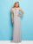 Mac Duggal Couture - 77075 Sleek Halter Keyhole Long Dress In Gray