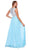 Floor Length Lace Bodice Gown