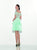 Tarik Ediz - 90469 Scalloped Illusion Lace Pleated Dress In Green