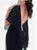 Tarik Ediz - 92749 Beaded Bateau Sheath Dress In Black