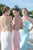 Tarik Ediz - Illusion Sweetheart Sheath Gown 92824 in Pink and Blue