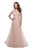 La Femme - 26893 Embroidered Lace Bateau A-line Dress Duplicate