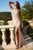 Sherri Hill - 52368 Beaded Halter Fitted Long Dress In Neutral and Silver