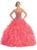 May Queen - LK41 Strapless Semi-Sweetheart Evening Gown In Pink