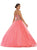 Strapless Sweetheart Gilded Quinceanera Ballgown