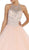 Jewel-Encrusted Halter Neck Ball Gown