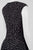London Times - L2067M Pleated V-neck A-line Dress in Black and White
