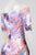 London Times - L2247M Floral Print Sheath Dress in White and Multi-Color
