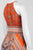 London Times - T1098M Scarf Print Jersey Dress in Orange