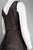 London Times - T1277M V-Neck Eyelet Lace A-Line Dress in Black