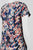 London Times - T2831MJC Short Sleeve Floral Print Dress in Multi-Color and Print