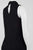 London Times - T2960M High Neck Cutout Shift Dress in Black