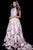51607 Petal Inspired Tiered Jewel Ballgown
