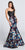 Ellie Wilde - EW21710 Sweetheart Floral Mermaid Dress in Black and Multi-Color