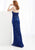 Lush by Jasz Couture - Sequined Sweetheart Gown 1358 in Blue