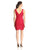 Adrianna Papell - Floral Lace V-Neck Sleeveless Dress 41895500 in Red