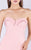 MNM COUTURE - M0002 Strapless Folded Sweetheart Crepe Mermaid Dress In Pink
