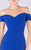 MNM COUTURE - M0005 Seam Sculpted Crepe Mermaid Gown In Blue