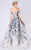 MNM COUTURE - M0049 Lace Embroidered Off-Shoulder Pleated A-line Dress In White