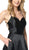 Nox Anabel - M140 Sexy Strappy Back Halter Style Satin A-Line Gown In Black