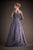 Park 108 - M141 Quarter Sleeve Beaded Organza A-Line Gown
