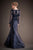 Park 108 - M143 Illusion Long Sleeve Beaded Applique Gown