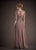 Park 108 - M145 Quarter Sleeve Illusion Beaded Applique Gown