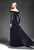 Park 108 - M160 Illusion Long Sleeve Off Shoulder Caped Gown