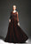 Park 108 - M168 Appliqued Illusion Long Sleeve Lace Gown