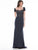 Marsoni by Colors - M196 Embellished Sweetheart Sheath Dress in Gray