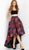 Jovani - M40911 Two Piece Floral Printed A-line Dress In Multi-Color