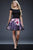 Two-Piece Off-Shoulder Crop Top Fit and Flare Dress M444