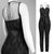 Adrianna Papell - Lace Overlay Jumpsuit Formal 231M70480 in Black