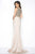 Mac Duggal - Black White Red Style 20063R  in Pink
