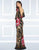 Mac Duggal - Bateau Multi-Color Long Dress 4566R - 1 pc Platinum Rose in Size 14 Available