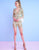 Mac Duggal Homecoming - 4588N Sequined Long Sleeves Empire Romper in Gold