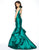 Mac Duggal - Black White Red Style 48436R in Green