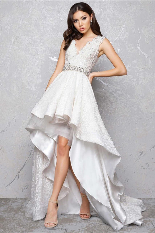 Mac Duggal - Couture Dresses Style 48470D in White