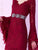 Mac Duggal Homecoming - 48541N Lace Bell Sleeved Cocktail Dress in Red