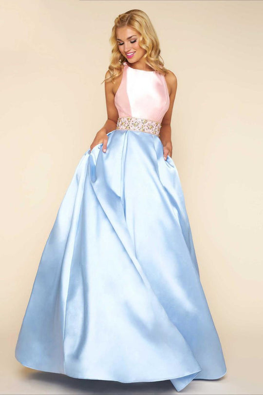 Mac Duggal - Ball Gowns Style 48581H in Pink and Blue