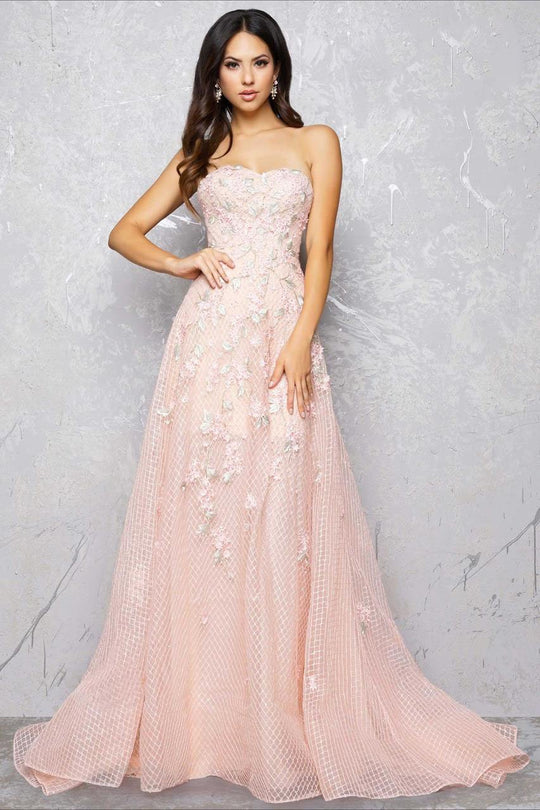 Mac Duggal - Couture Dresses Style 50410D in Pink