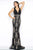 Mac Duggal - Black White Red Style 50414R