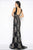 Mac Duggal - Black White Red Style 50414R