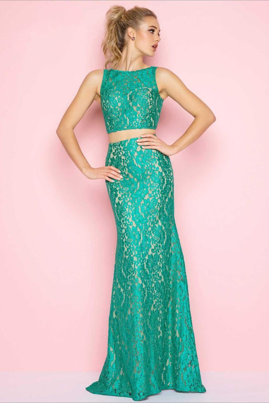 Mac Duggal - Flash Style 62412L in Green