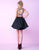 Mac Duggal Homecoming - 66265N Embellished Sweetheart Mini Dress in Black and Multi-Color
