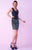 Mac Duggal Homecoming - 73005N Sleeveless Ombre Beaded Cocktail Dress in Black