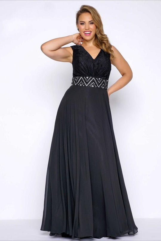 Mac Duggal - Fabulouss Style 77171F in Black