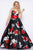 Mac Duggal - Fabulouss Style 77192F in Black and Red