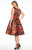 Mac Duggal Fabulouss - 77347F Rose Print Sleeveless Cocktail Dress  in Black and Multi-Color