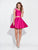 Madison James - 17-509 Two Piece V-neck Dress  in Pink